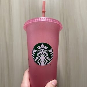 Starbucks pink sparkle cold cup 2020